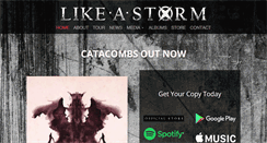 Desktop Screenshot of likeastorm.com